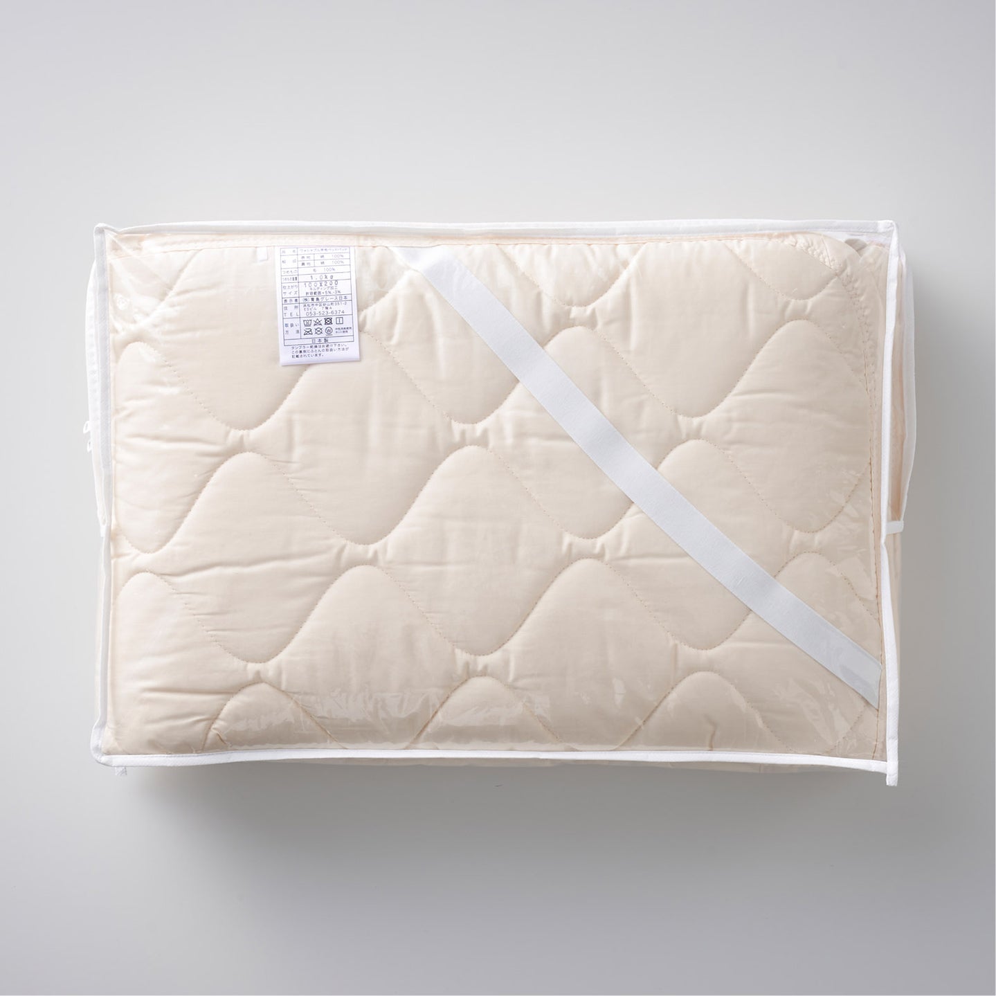 【7月14日から出荷予定】フランス産ウール100%ベッドパッド